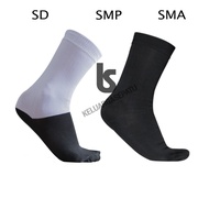 HITAM School Socks Elementary School Socks Junior High School Socks High School Socks Black School S