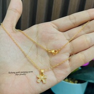 HYS JEWELRY - Titanium Fashion Children's Necklace with Ribbon Model