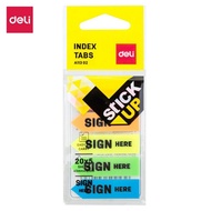 DELI EA11302 SIGN HERE STICKER STICKY NOTE FLAG SIGNATURE STICKER