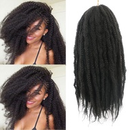 18inch Afro Kinky Marley Braids Hair Soft Jumbo Crochet Braids Synthetic Hair Extensions