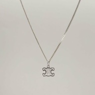 CELINE 合金celine凱旋門水鑽項鏈項鍊