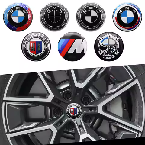 4Pcs 56/60/65MM Car Wheel Hub Cap Center Sticker For BMW 3 5 6 7 1 Series Z4 X3 X6 E81 E71 E90 E93 F