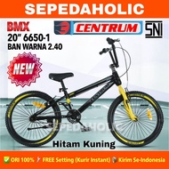 Sepeda Anak Laki BMX CENTRUM 6650-3 Ban 2.40 & Jumbo 3.00 Ukuran 20 Inch Usia 8-12 Tahun