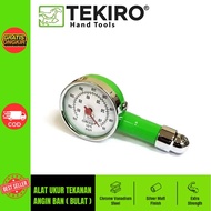 TEKIRO Round Tire Pressure Gauge 60 psi Tire Pressure Gauge