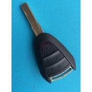 【New-store】 2/3 Buttons Lock Unlock Car Remote Key Fob Case Uncut For Carrera 911 997 Boxster S 2s 4