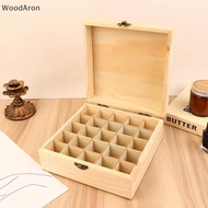 [WoodAron] 12/25 Slots Wooden Storage Box Carry Organizer  Bottles Aromatherapy Container Storage Bo