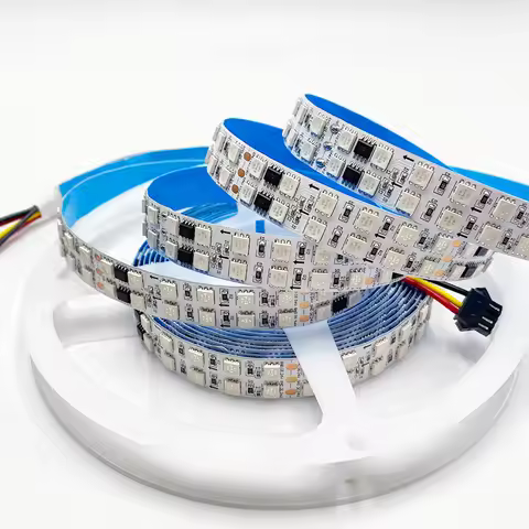 16mm Double Row WS2811 Full Color Strip 5050 RGB Dream Color Addressable 24w/m 168 leds/m High Brigh