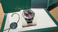 全新勞力士 Yacht-Master 18K 玫瑰金鋼錶126621