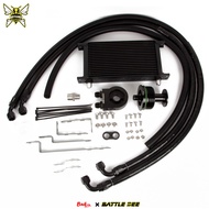 Engine Oil Cooler With Rubber Tube Car Cooling System Aluminum Radiator Kit-Standard For VAG EA839 B