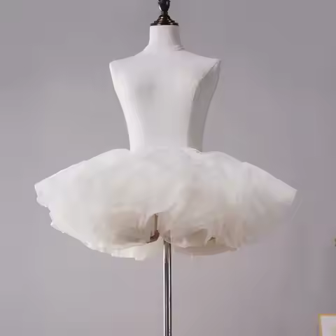Lolita Bustle Short Boneless Soft Gauze Support Short Duck Butt Violent Support Super Fluffy Lolita 