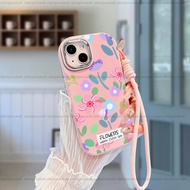 【case+bracelet】Colored Lucky Flower case REALME 20pro c11c15c17 50pro 9pro+ c3 6i 50aprime 8i N53N55