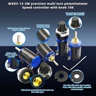 WXD3-13-2W Rotary Potentiometer,4PCS 10K Ohm Variable Speed Drive Potentiometer Rotary Potentiometer
