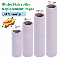【10/16/19/24CM】Roller Sticker Paper Core Refill / Sticky Hair roller Replacement Isi Semula Teras Ke