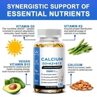 Sumber Pengeluar Vitamin D3K2 Kapsul Lembut KALCIUM D3+K2+B12 SOFTGEL Jualan Panas Merentas Sempadan