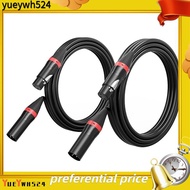 [yueywh524]2 Pack XLR Microphone Cables XLR Cable XLR Male to Female Audio Microphone Cable 10 Ft