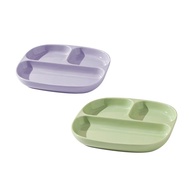Velosan | Ceramic Partitioned Plate For Home Adult Postpartum Meal and Cafeteria