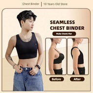 Janest Chest Binder Pullover Sport Bra Seamless Binder Chest Binder Breathable Binder Tomboy Binder 