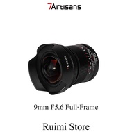 7Artisans 9mm f5.6 Full Frame Wide Angle Manual Focus Lens for Sony E / Nikon Z / Canon R / Lumix L Mount Mirrorless Cameras