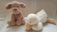 jellycat 波浪狗，趴趴鴨