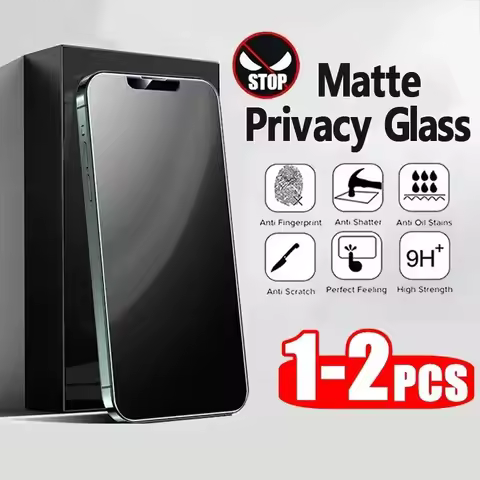 1-2PCS Matte Privacy Ceramic Screen Protectors For Samsung S25 Ultra S24 S23 S22 Plus S21 FE A55 5G 