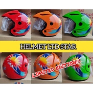 SPECIAL EDITION 🔥🔥🔥 HELMET LTD STAR BINTANG 14 KAKI ORANGE RED GREEN TOPI KELEDAR CLASSIC LAMA MODEL