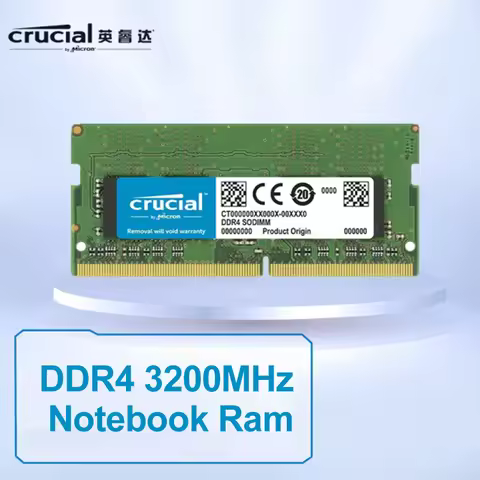 Crucial RAM 8GB 16GB DDR4 3200MHz CL22 SODIMM Laptop Memory