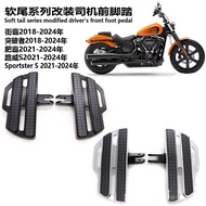 Front 2018-New Breakthrough Applicable20242024 Harley Street Fighter Foot Pegs Road King Modified So