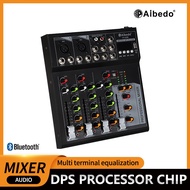 Aibedo F4-USB 4 Channel Audio Mixer Soundcard bluetooth mixer console