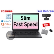 TOSHIBA Dynabook R73 i5 6th GEN laptop Refurbished 4GB RAM SSD WINDOWS 10 STUDENT WORK FROM HOME GAM