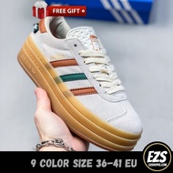 Adidas_ Gazelle Bold Kasut Jalan Wanita Perempuan Women Sneakers Shoes Tapak Tebal Thick Sole