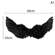 Angel Wings White Black Wings Adults Children Birthday Gift Cosplay Wings Stage Performance Hallowee