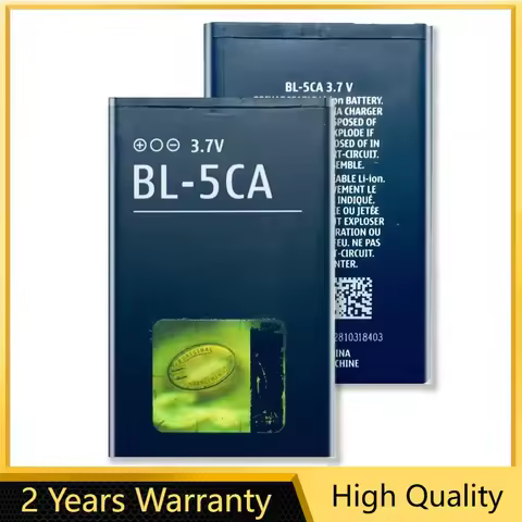 Battery For Nokia,BL-5CA, 1110, 1111, 1112, 1200, 2310, 5130XM, 7600, N70, E60, 5030, C2-00, C2-01, 