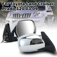 moto22r Rearview Mirror Assembly For Toyota Land Cruiser Prado 120 2003-2009 Wing Door Mirror With B