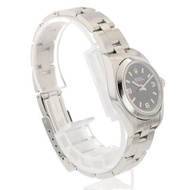 勞力士 ROLEX Oyster perpetual 76080 手錶 SS 自動上鍊 黑色