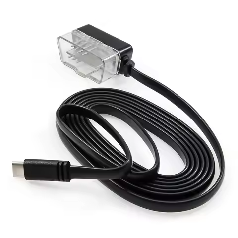 Car Head Up Display OBD2 Cable For HUD Type-C Connecting Cable OBD2 Adapter Driving recorder Cable A