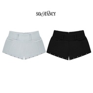 Low-Rise Crab Leg Shorts with Rivets | Jinie Short - SOUNCY Low Waist Shorts