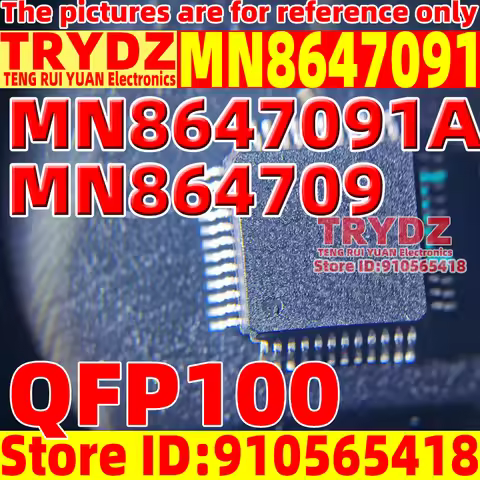 1pcs MN8647091 MN8647091A MN864709 QFP100 LCD high-definition display IC