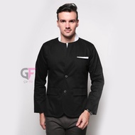 GIOFLO Men's Blazer, Modern Korean Style, Black / BLZ 685