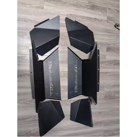 4PCS front and rear fender flares inner liner for jeep for wrangler JL JT