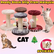 2 LAYER CAT TREE CAT SCRATCHER TREE WITH MICE AND BALL  Kucing Kucing Mainan