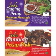 ieka kambing & daging steak lembu perap padu