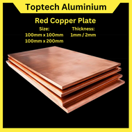 [Ready Stock/Fast Delivery] Pure Red Copper Plate pure copper tembaga plate copper sheet metal plate