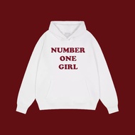 【New】Kpop BLACKPINK ROSE ROSIE Merch Hoodie ผู้ชายและผู้หญิงหมายเลข ONE GIRL เสื้อสเวตเตอร์พิมพ์ลายว