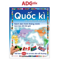 Book - Smart Sticker Book - Flags of Countries Around the World with world map