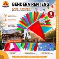 MERAH Triangle Flag Decorative Flag/ Triangle Flag/ Event Flag/ Festival Flag/ Colorful Triangle Fla