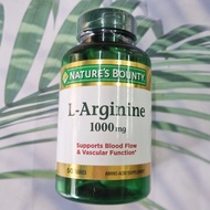 อาร์จินีน แอล-อาร์จีนีน L-Arginine 1000 mg 50 เม็ด (Natures Bounty®)