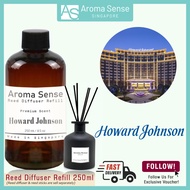 Aroma Sense Howard Johnson Hotel Scent Reed Diffuser Refill (250ml) Fresh & Long Lasting Fragrance, 