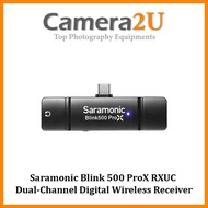 Saramonic Blink 500 ProX RXUC Dual-Channel Digital Wireless Receiver with USB-C Connector for USB Type-C Device Blink500