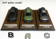 Sup Qidian Model起点 1:64樹脂模型！RS6 Avant (C7)旅行車，DTM Jon Olsson改装版。第二批3色預售中，啞綠Matte Green / 啞黑Matte Bla
