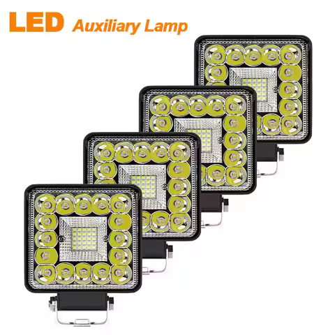 4inch SquareLED Work Light 41LED Combo LED Light Driving Light Modification Headlights 4x4 for Cars 